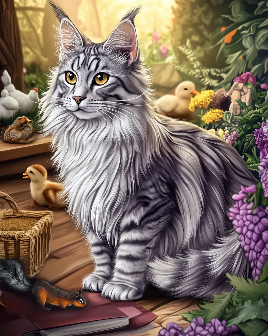 [PLACEHOLDER] Artwork for Purrfect Kitty Garden Wall Art; final product photograph to come